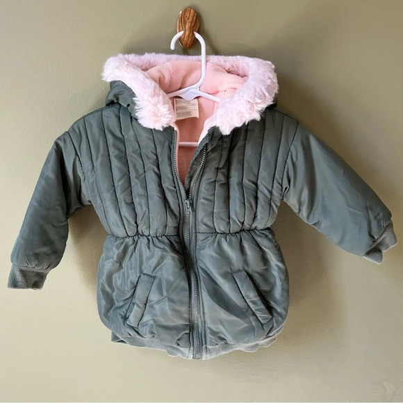 First Impressions Other - Baby girls winter coat, 12 months